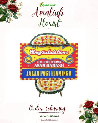 Bunga Papan Congratulation di Ngemplakrejo